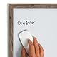 U Brands magnetische Schreibtafel Filzradierer, 11,5x5,8x2,5 cm, zweifarbig weiß und grün, leichtes modernes Design
