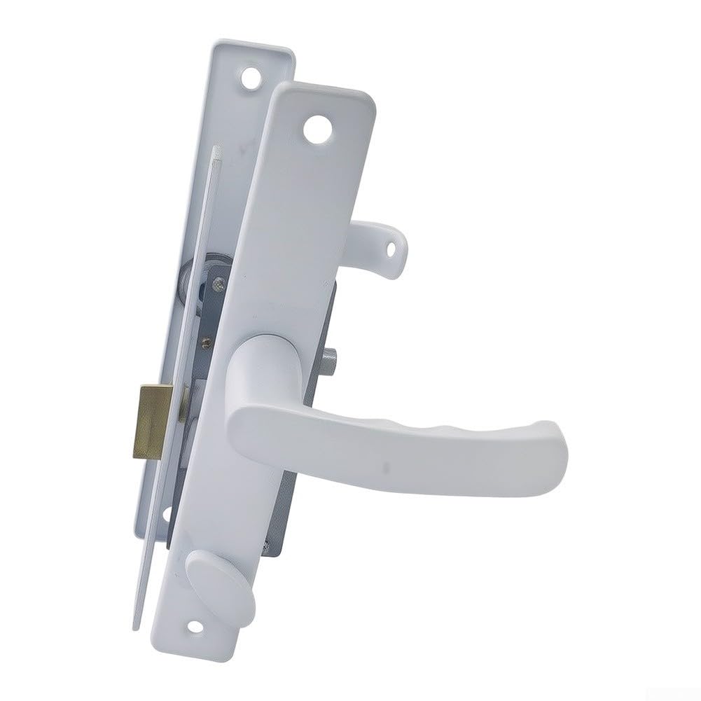 Juego Manija Puerta Aluminio Sin Llave Paso Interior
