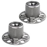 Detroit Axle - Pair Front Wheel Bearing Hubs for Mercedes-Benz C250 C350 E350 E400 E550 SLK250 SLK350 SLK55 AMG Left & Right Wheel Bearings Hubs Assembly Replacement Bearings Hubs - [Check Fitment]