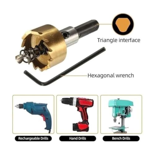 Brocas de corona de 16-30 mm en kit de abridores de agujeros para metalúrgica y taller 3