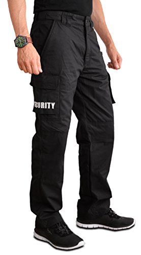 PRODEF® - Pantalón con Parche de seguridad, color - negro, tamaño L