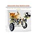 Dog Wheelchair Rehabilitation Mobility Aid for Small/Medium/Large, Small Wheelchair Leg Brace, Injured Doggie Assisted Walker, Light Weight Pet Carts(Large Wide)