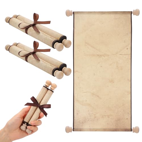 Epakh 2 Pack 5 x 12 Inches Blank Paper Scrolls