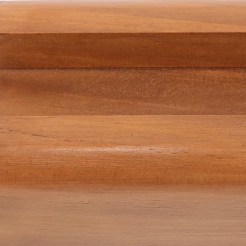 Soporte de espejo de pie antivuelco con base de madera maciza 6