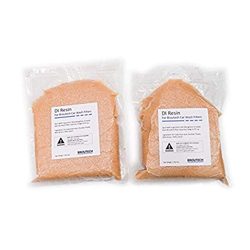 Broutech DI Refill Resin For Broutech Spot Free Car Washing System (7lb in 2 Bags of 3.5 lb Each)