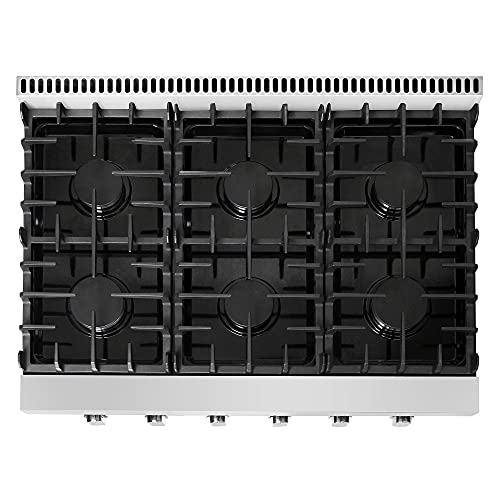 Cosmo COS-GRT366 Slide-In Counter Gas-Cooktop 36 Inch | 6 Italian-Made Burner Range-Top thumb #6