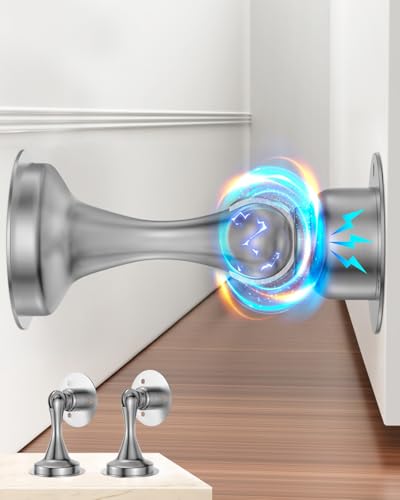 Door Stoppers Magnetic Door Catch, Stainless Steel Magnetic Door Stop 2 Pack, Double-Sided - image 1