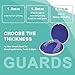 Mouth Guard for Grinding Teeth at Night, Bite Guard for Teeth Clenching Nighttime for TMJ Relief, Nightguard for Adult and Kids, 1 Pack