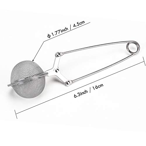 JEXCULL - Set di 3 infusori per tè a sfera con