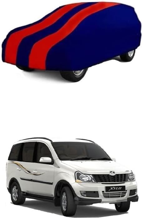 ATBROTHERS Waterproof car Cover CompatibleMahindra Xylo EXin Red and Blue Color