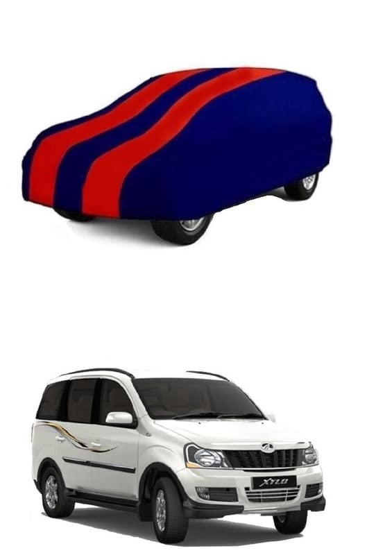 ATBROTHERS Waterproof car Cover CompatibleMahindra Xylo EXin Red and Blue Color