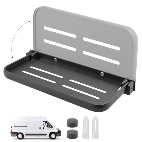 BNYTXV Small Folating Shelf, RV Folding Shelves, No Punching Wall