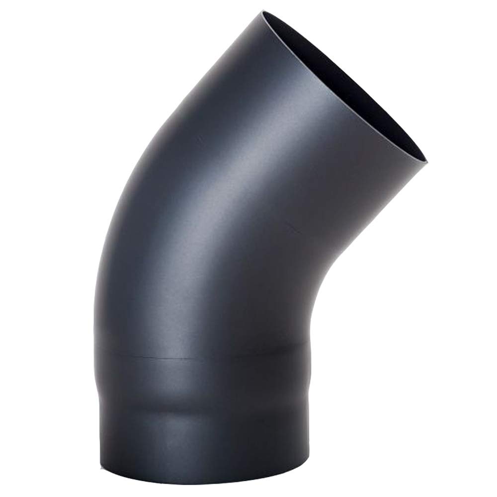 Gartinex – Codo 45 °, diámetro: 150 negro # 310 2 mm