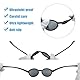 RAXLUPO Baby Sonnenbrille Sonnenbrille 6 Monate-3 Jahre Weiche Silikon-Sonnenbrille mit Riemen Verstellbar für Kleinkind Baby Polarisierte Sonnenbrille für Jungen Mädchen