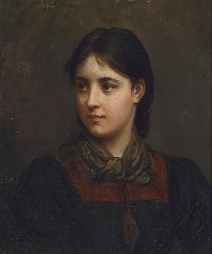 Lienzo de Defregger para decorar dormitorios con arte clásico PMEFGJDPE 60x90cm