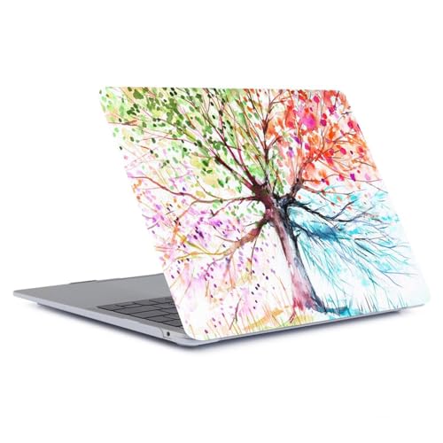 FFBOFFC Custodia Compatibile con MacBook Air 11 pollici 2015 2014 2013 2012 2011 2010 Rilascio A1465 A1370, Protettiva Plastica Custodia Rigida Case Cover, Albero colorato