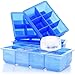 Giant Ice Cube Maker Silicone Mold Trays - Set of 4 Trays - Perfect for Highball Glasses, Pairing with Scotch, or Whiskey -Keeps Drinks Chilled for Hours -Makes a Total of 28 Extra Large Ice Cubes, 2"