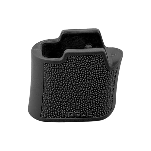 Hogue OverMolded Rubber Grip Extension Base Pad for SIG SAUER P365 15-Round Magazines, Black - 18040