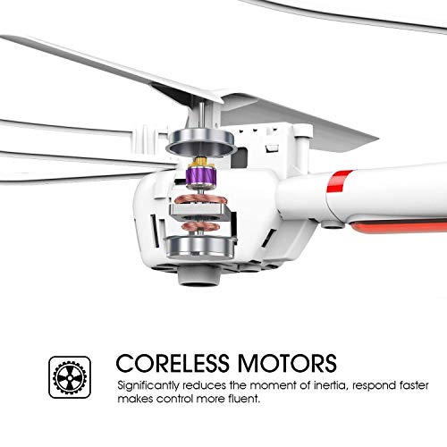 DBPOWER X400W FPV RC Quadcopter Drone with WiFi Camera Live Video One Key Return Function Headless Mode 2.4GHz 4 Chanel 6 Axis Gyro RTF, Compatible with 3D VR Headset