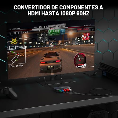 Convertidor de componente a HDMI para conectar tu PS2, PS3 o Xbox 360 a la televisión moderna 3