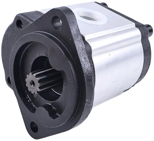 Image of 11 Teeth Hydraulic Gear Pump 6672051 6672513 550136836 A20.5L36836 Compatible with Bobcat Skid Steer Loader 363 7753 733 751 753 763 773 751G 753G 763G 773G