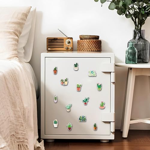 20 Piezas Imanes de Cactus para Refrigerador miniatura 2
