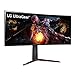 LG 34GP950G-B 34 Inch Ultragear QHD (3440 x 1440) Nano IPS Curved Gaming Monitor with 1ms Response Time and 144HZ Refresh Rate and NVIDIA G-SYNC Ultimate with Tilt/Height Adjustable Stand - Black