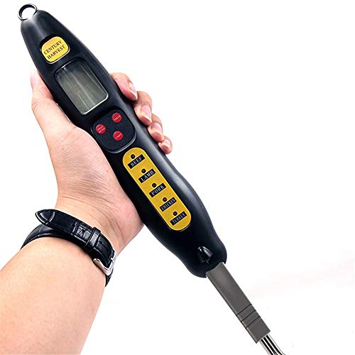 DHWOP Cooking Barbecue Thermometer High Accuracy Kitchen Cooking Barbecue Fork Food Thermometer Household Instant Digital Read Meat Liquids Oil Thermometer for Oven Grill BBQ Kitchen