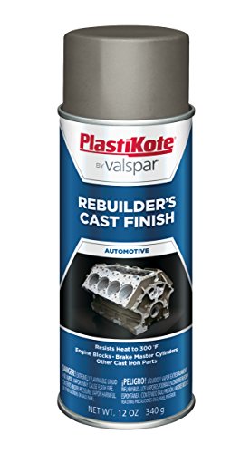 VHT PlastiKote 285 Gray Rebuilders Cast Finish, 12 oz.,Grey