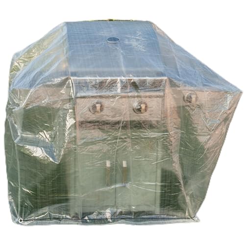 WERKA PRO, Housse de Protection Rectangulaire pour Barbecue et Plancha, Résistante aux Intempéries, Installation Facile avec Œillets en Aluminium, Dimensions 180 x 80 x 120 cm, Couleur Blanc