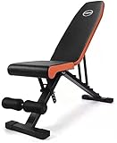 VTANMS Adjustable Bench, Weight Bench for Full Body Workout, Multi-Purpose and Fast Fold, Incline...