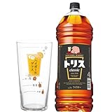 【セット買い】トリスクラシック 4L [サントリー ウイスキー 日本] × ハイボールグラス（目安つき） [東洋佐々木ガラス 日本製 食洗機対応 400ml]