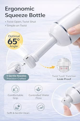 Image of Bebo Creations Portable Jet Spray for Toilet: Travel Essentials for Men & Women - Bidet Spray Gun, Portable Bidet, Hostel Essentials, Toilet Seat Sanitizer, Useful Gadgets for Home & Hygiene