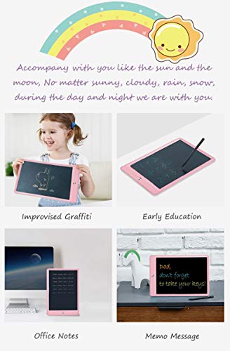 image for Pilipada LCD Writing Tablet Colorful Drawing Tablet, 10 Inches Light D