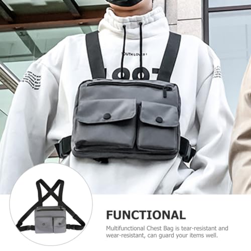 Bolso chaleco informal para hombre cómodo contra desgarros 5