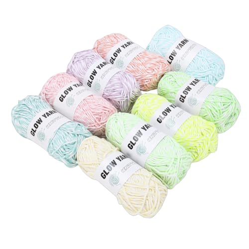 9 pelotes laine phosphorescente polyester pour offrir un cadeau DIY - 6