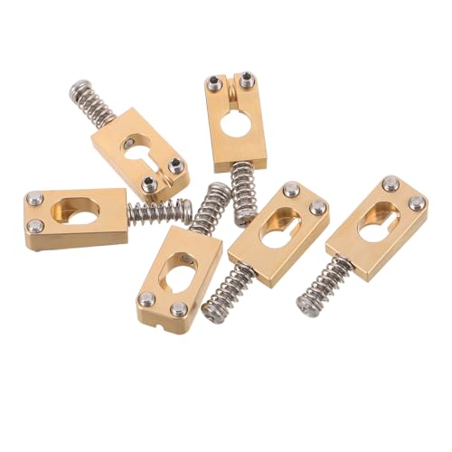 Pontets de chevalet avec maintien stable des cordes pour guitare électrique