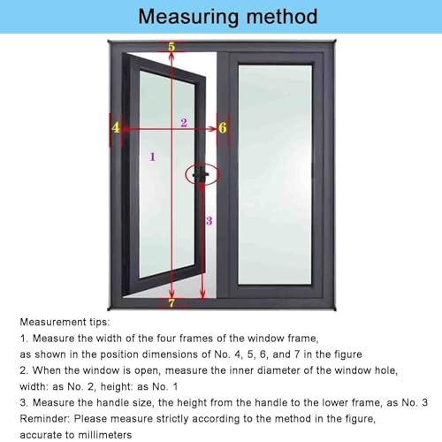 Mosquiteras extensibles para ventanas de casa con reja de seguridad 45x100 cm 7