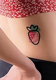 TATYOU® Premium Qualität Temporäres-Tattoo | Original Designs von Top-Künstler Mambo Tattooer | Vegan und für empfindliche Haut (Fragola)