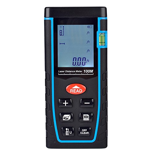 Preisvergleich Produktbild ieGeek Laser Entfernungsmesser Professional 100M mit LCD Hintergrundbeleuchtung