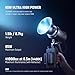 NEEWER MS60C RGBWW LED Video Light with 2.4G/APP Control, 65W Metal Mini RGB COB Continuous Output Lighting Bowens Mount Handheld Spotlight 2700K-6500K,8300lux/1m, CRI 97+/TLCI 98+,17 Effects + RGBCW