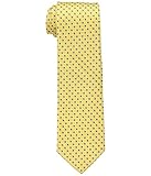 Tommy Hilfiger Men's Core Neat I Tie, Yellow, One Size
