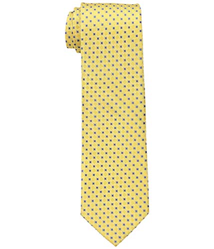 Tommy Hilfiger Men's Core Neat I Tie, Yellow, One Size