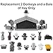 Replacement Parts for Fisher-Price Little People Christmas Manger Scene Nativity Set - HMX70 ~ 2 Donkeys and a Bale of Hay ~ Works Well with All Little People Sets!