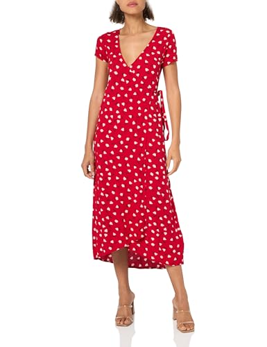 Billabong Women's Wrap Front Midi Length Dress