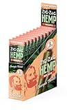 ZIG-ZAG Hemp Wraps 25-Pack - Georgia Fields (2 Wraps Per Pack) 100% Natural, Slow-Burning Hemp Wraps