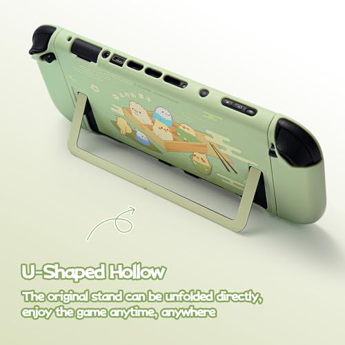Image of GeekShare Protective Case Compatible with Switch 2, PC Slim Dockable Skin Cover for Switch 2 Console and Game Console - Little Parrots