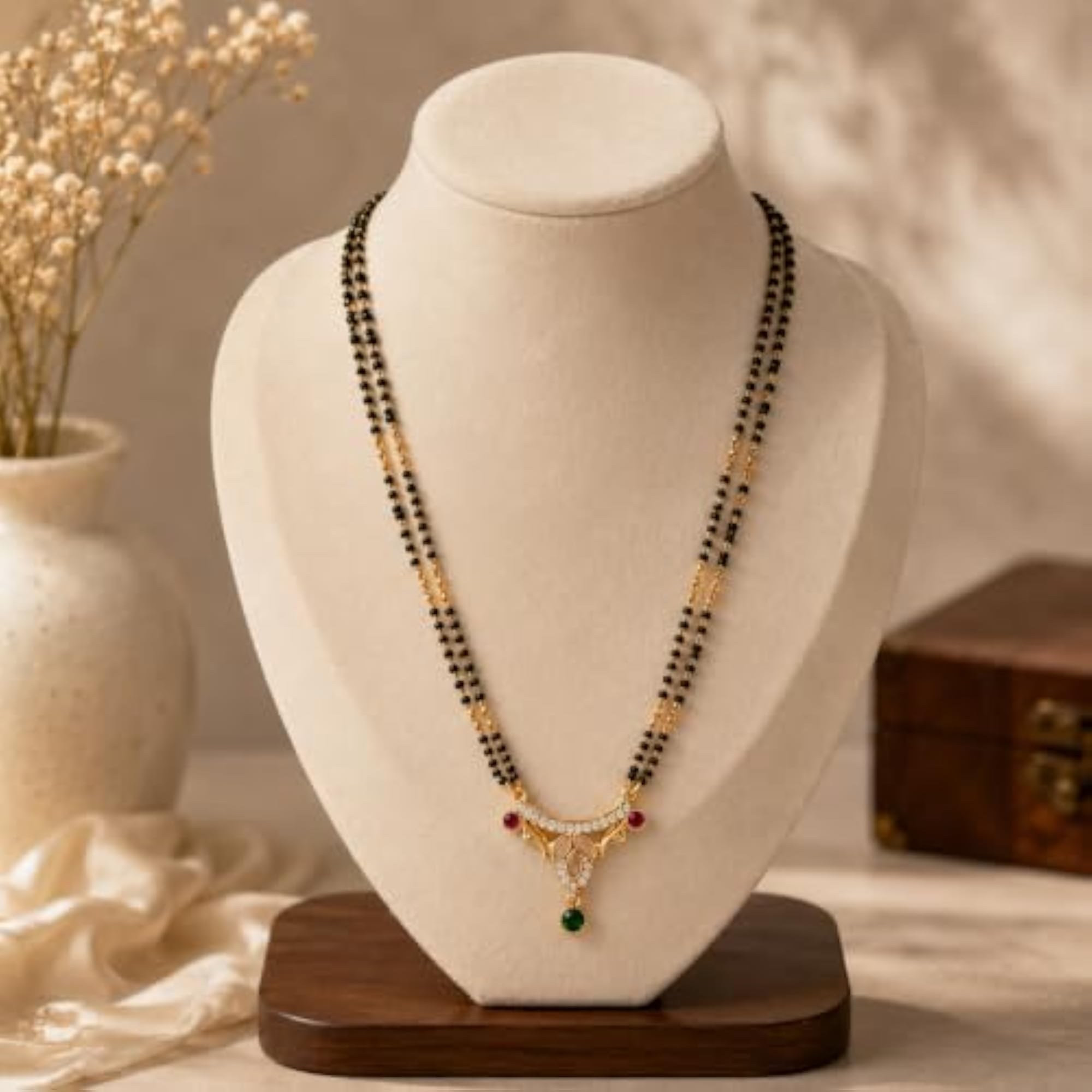 Women's Stylish Maharashtrian Long Chain Mangalsutra