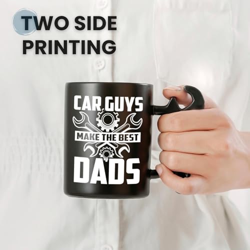 Taza de cerámica 13.5oz con diseño llave negra miniatura 3