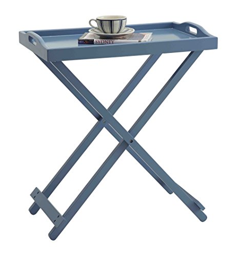 Convenience-Concepts-Designs2Go-Tray-Table-Blue Convenience Concepts Designs2Go Tray Table Blue